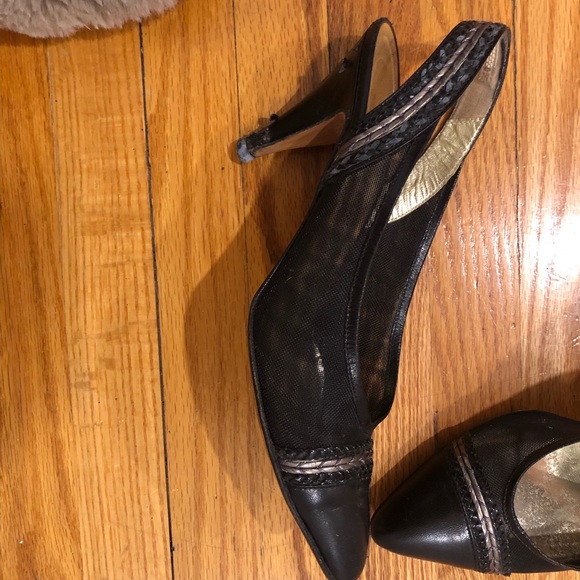 Beautiful leather Slingbacks - Picture 4 of 4